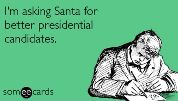 Please Santa a better Prez