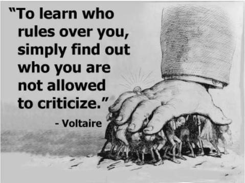 Voltaire - Not allowed to Criticize